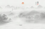 水墨江南水乡