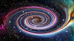 绚丽星空吊顶天花旋涡背景