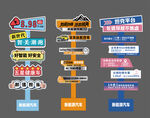 卖点指示牌