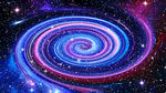 绚丽星空旋涡吊顶天花