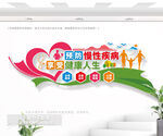 慢性病防控文化墙