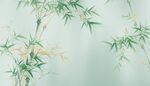 新中式水墨竹子灯箱背景