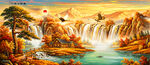 山水油画