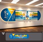 企业文化墙展板