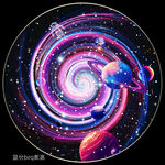 宇宙漩涡星空星球星系