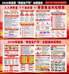 安全生产月海报