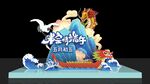 端午龙舟主题美陈造型摆件
