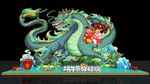 端午中式龙形雕塑艺术作品