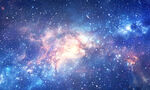 绚丽璀璨星云星空背景