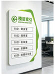 科技风楼层指引牌