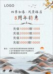 8周年促销活动充值海报