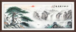 迎客松装饰画