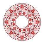 中国传统新春新年燃放鞭无缝纹样