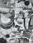 黑白创意插画艺术场景