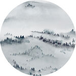水墨山水意境图