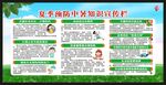 夏季预防中暑知识宣传栏