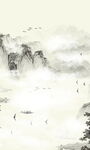 水墨山水意境图