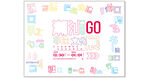 多彩字母图案 非遗醒目的GO