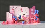 七夕情人节美陈