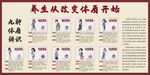 九种辨识体质海报展板