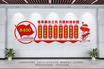 廉洁校园文化墙