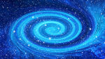 梦幻蓝色星空旋涡