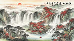 客厅山水画