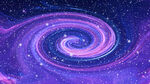 梦幻紫色旋涡星空