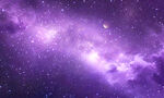唯美紫色宇宙星空背景