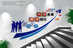 企业楼梯文化墙标语