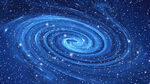 蓝色星空旋涡宇宙太空