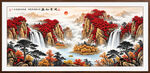 鸿运当头国画