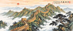 万里长城装饰画