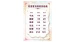 理发馆价格表设计模板