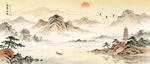 意境山水画