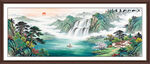 国画山水装饰画