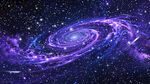 紫色宇宙星空