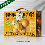 秋月梨礼盒 梨包装