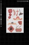 中式美食插画元素集合