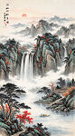 玄关山水装饰画