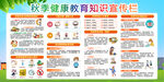 秋季健康教育宣传栏