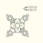 叶草纹样