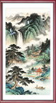 巨幅山水画