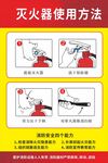 灭火器使用方法图示