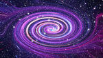 梦幻紫色宇宙螺旋星空