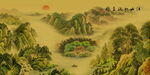 国画山水图