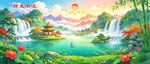 山水风景画