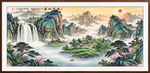 大厅山水画