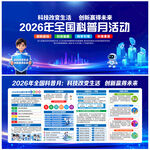 2026年全国科普月展板