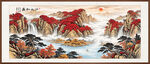 鸿运当头国画山水画